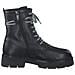 Nebiano Booties Stivaletti Pelle Scarpe Donna Nero Eu 37, 2-26286-41 001 - Foto miniatura 3