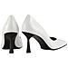 Marilyn Pumps High Scarpe Con Tacco Pelle Scarpe Donna Bianco Eu 41.5, 7-117706 0200 - Foto miniatura 3