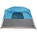 Tenda Familiare Cabina per 10 Persone Blu Impermeabile - Foto miniatura 2