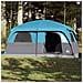 Tenda Familiare Cabina per 10 Persone Blu Impermeabile - Foto miniatura 8