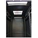 Extralink Armadio per montaggio su rack 42U 600x1000 Nero in piedi, Rack indipendenti, 42U, 1500 kg, Lucchetti, Griglie, Piedini regolabili - Foto miniatura 5