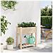 Fioriera da giardino  con ripiano 71x37x76 cm in legno massello di abete - Foto miniatura 4
