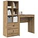 Scrivania con Storage Rovere Artigianale Legno Ingengerizzato - Foto miniatura 3