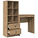 Scrivania con Storage Rovere Artigianale Legno Ingengerizzato - Foto miniatura 6