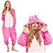 Pigiama Da Donna Tuta Intera Kigurumi Costume Stich Rosa 145-155 Cm S - Foto miniatura 1
