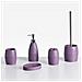 Set Da 5 Accessori Per Il Bagno Yarapa Viola - Foto miniatura 2