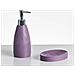 Set Da 5 Accessori Per Il Bagno Yarapa Viola - Foto miniatura 3