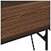 Scrivania Rovere marrone 100 x 50 x 86.5 cm Legno multistrato - Foto miniatura 9