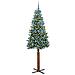 Albero di Natale snodato con 300 LED con supporto Verde 210 cm - Foto miniatura 3