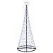 Albero di Natale LED con 290 LED Blu 100 x 100 x 250 cm Metallo - Foto miniatura 1
