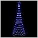 Albero di Natale LED con 290 LED Blu 100 x 100 x 250 cm Metallo - Foto miniatura 4