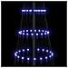 Albero di Natale LED con 290 LED Blu 100 x 100 x 250 cm Metallo - Foto miniatura 7