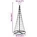 Albero di Natale LED con 290 LED Blu 100 x 100 x 250 cm Metallo - Foto miniatura 8