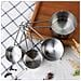 Set Di 4 Cucchiai Dosatori In Acciaio Inossidabile Con Manico In Acciaio Per Cucina, Pasticceria E Cottura - Foto miniatura 4