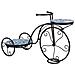 Supporto Bici In Mosaico Blu E Ferro Battuto 67x26,5x43h - Foto miniatura 1
