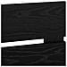 Testiera Rovere Nero 160 cm Legno multistrato - Foto miniatura 7