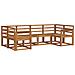 Set di divani da esterno 6 pcs Naturale - Foto miniatura 1