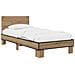 Struttura letto con testata Rovere Artigianale 80 x 200 cm - Foto miniatura 1