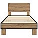 Struttura letto con testata Rovere Artigianale 80 x 200 cm - Foto miniatura 3