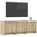 Mobile TV 130 x 33 x 47 cm Rovere Sonoma Legno ingegnerizzato - Foto miniatura 2
