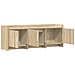 Mobile TV 130 x 33 x 47 cm Rovere Sonoma Legno ingegnerizzato - Foto miniatura 3