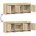 Mobile TV 130 x 33 x 47 cm Rovere Sonoma Legno ingegnerizzato - Foto miniatura 9