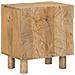 Comodino a muro fatto a mano Marrone Teak 40 x 30 x 45 cm - Foto miniatura 3