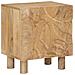 Comodino a muro fatto a mano Marrone Teak 40 x 30 x 45 cm - Foto miniatura 4