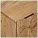 Comodino a muro fatto a mano Marrone Teak 40 x 30 x 45 cm - Foto miniatura 8