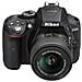 D5300 Kit Nero 18-55 VR II sensore CMOS da 24.2 Mpx Display 3'' Filmati in Full HD Wi-Fi GPS colore Nero - Foto miniatura 2