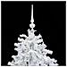 Albero Di Natale Con Neve E Base A Ombrellone Bianco 140 Cm - Foto miniatura 3