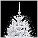 Albero Di Natale Con Neve E Base A Ombrellone Bianco 140 Cm - Foto miniatura 4