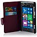 Custodia Libro Per Nokia Lumia 1020 In Porpora - Con Vani Di Carte E Funzione Stand Di Similpelle Strutturata - Portafoglio Cover Case Wallet Book Etui Protezione - Foto miniatura 1