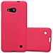 Custodia Compatibile Con Nokia Lumia 550 In Frost Rosso - Coperchio Protettivo In Silicone Tpu Flessibile - Foto miniatura 1