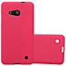 Custodia Compatibile Con Nokia Lumia 550 In Frost Rosso - Coperchio Protettivo In Silicone Tpu Flessibile - Foto miniatura 3