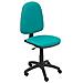 04cp - sedia Da Ufficio Ergonomica, Sedile E Schienale Rivestiti In Tessuto Bali Verde Chiaro - Foto miniatura 1
