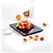 F76600 Bilancia Da Cucina In Vetro E Plastica 23 X 17 X 15 Cm : Nero - Foto miniatura 3