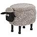 Pouf Animaletto In Tessuto Grigio Sheep - Foto miniatura 1