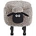 Pouf Animaletto In Tessuto Grigio Sheep - Foto miniatura 12