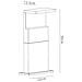 Lampione, 13w Led, 3000k, 850lm, Ip54, Antracite, Noce - Foto miniatura 1