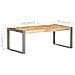 Tavolino da Salotto 110x60x40 cm in Legno di Mango Grezzo - Foto miniatura 6