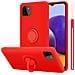 Cadorabo Custodia Compatibile Con Samsung Galaxy A22 5g In Liquid Rosso - Coperchio Protettivo In Silicone Tpu Flessibile Con Anello - Foto miniatura 1
