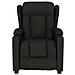 Poltrona Massaggiante Reclinabile Nera In Tessuto - Foto miniatura 3