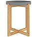 Tavolino Grigio 41x41x48,5cm Legno Multistrato E Massello Pino - Foto miniatura 2