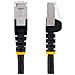 Cavo Ethernet CAT 6a - 3m - Nero - Cavo di rete LAN Low Smoke Zero Halogen (LSZH) - 10GbE 500MHz 100W PoE++ - Filo /Cavo patch schermato S /FTP con spinotto RJ45 antigroviglio e rilievi di trazione - Foto miniatura 2