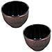 2 Tazze In Ghisa Nera E Bronzo - 0,15 L - Foto miniatura 1