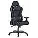 Sedia Da Gaming Bundaberg, Poltrona Da Gaming Adulto, Sedia Da Scrivania, 57x72h124/134 Cm, Nero - Foto miniatura 1