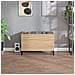 Mobile Porta Dischi Rovere Sonoma 74,5x38x48 Legno Multistrato - Foto miniatura 2