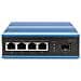 Switch di rete Fast Ethernet a 4 porte, industriale, non gestito, 1 Uplink SFP - Foto miniatura 4