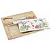 Tagliere Per Formaggi Dkd Home Decor 24,5 X 20 X 1,2 Cm Multicolore Gres Tropicale - Foto miniatura 4